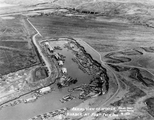 Construction,Fort Peck Dam,MT,1935 Photo